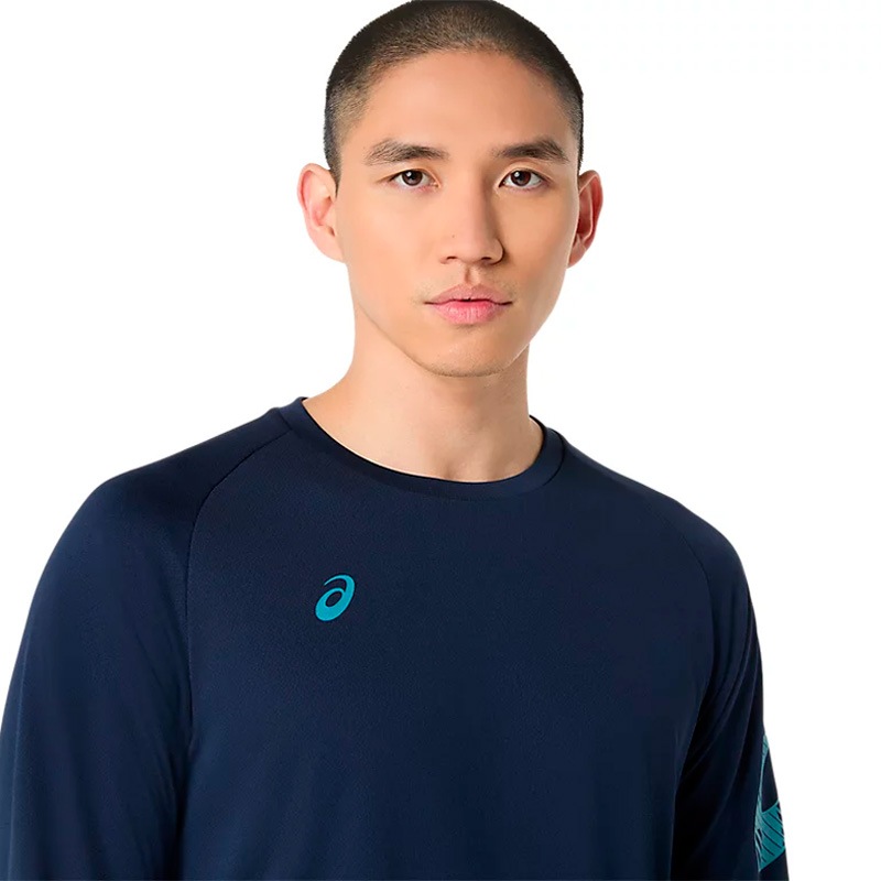 アシックス asics ドライ長袖シャツ 2031F161-400 メンズ トレーニング