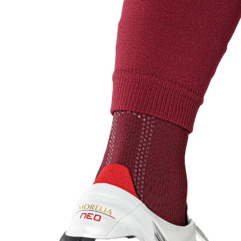 ミズノ MIZUNO ゼログライド NEO ショート ソックス 5本指 エンジ