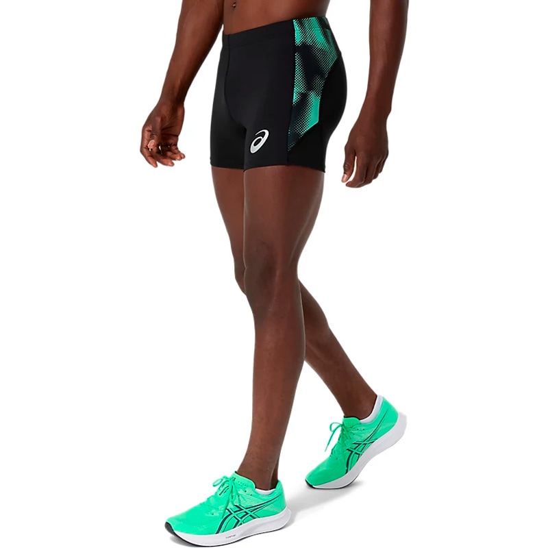 アシックス asics トラックグラフィックショートタイツ 2091A830-001