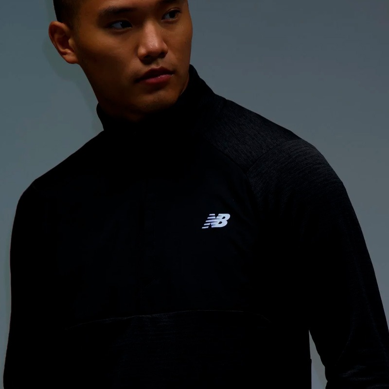 SALE】ニューバランス New Balance Heat Grid クオータージップトップ