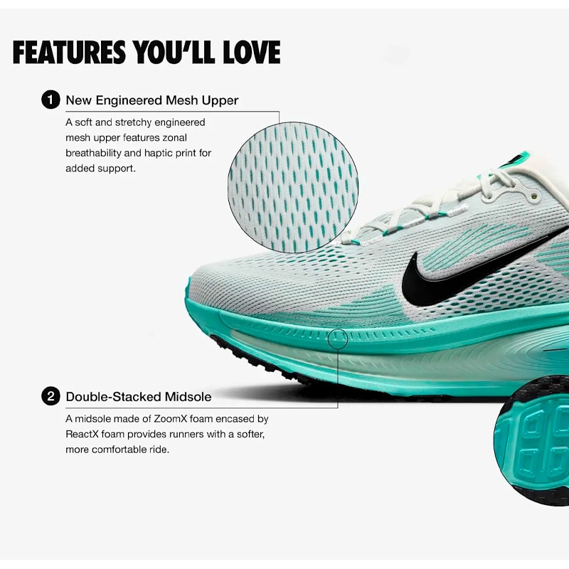 ナイキ NIKE ズーム ボメロ 18 HM6803-101 メンズ ロード ランニング