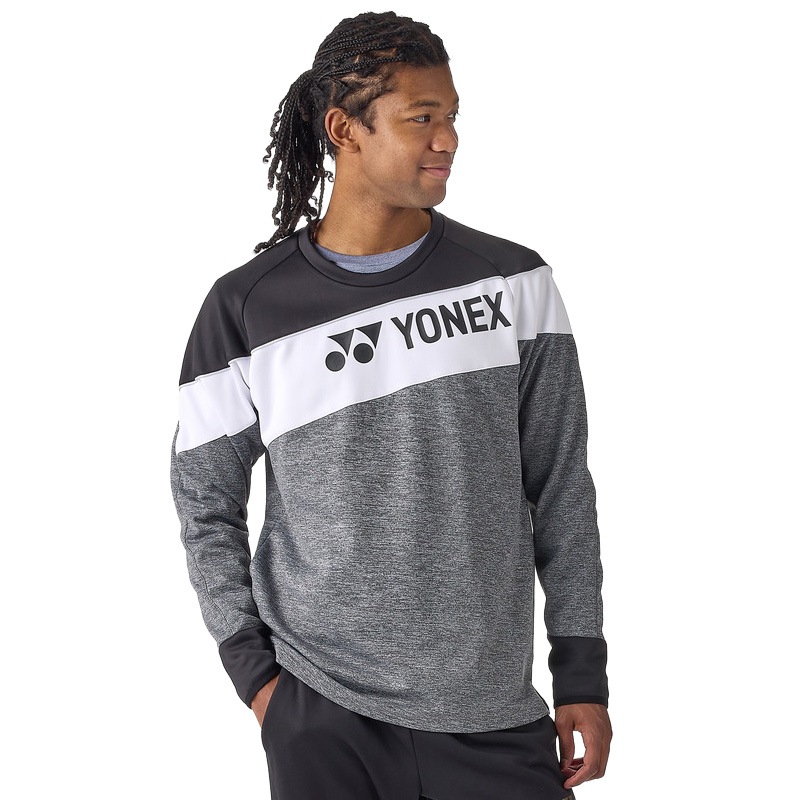 ヨネックス YONEX ユニライトトレーナー フィットスタイル グレー