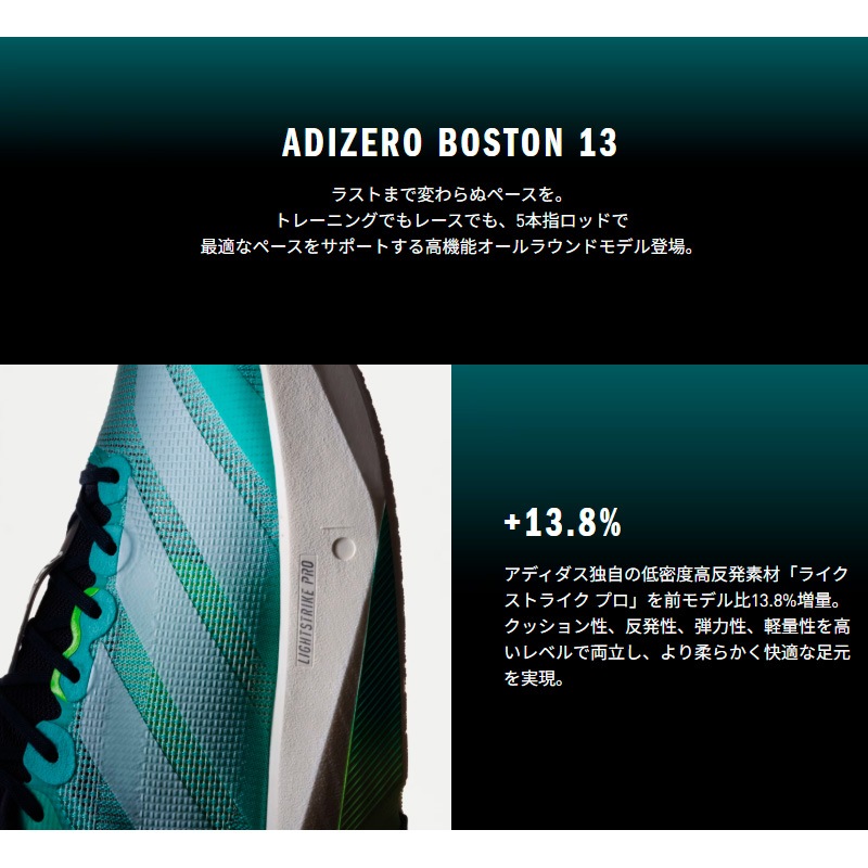 アディダス adidas アディゼロ ボストン 13 W JS4948 レディース