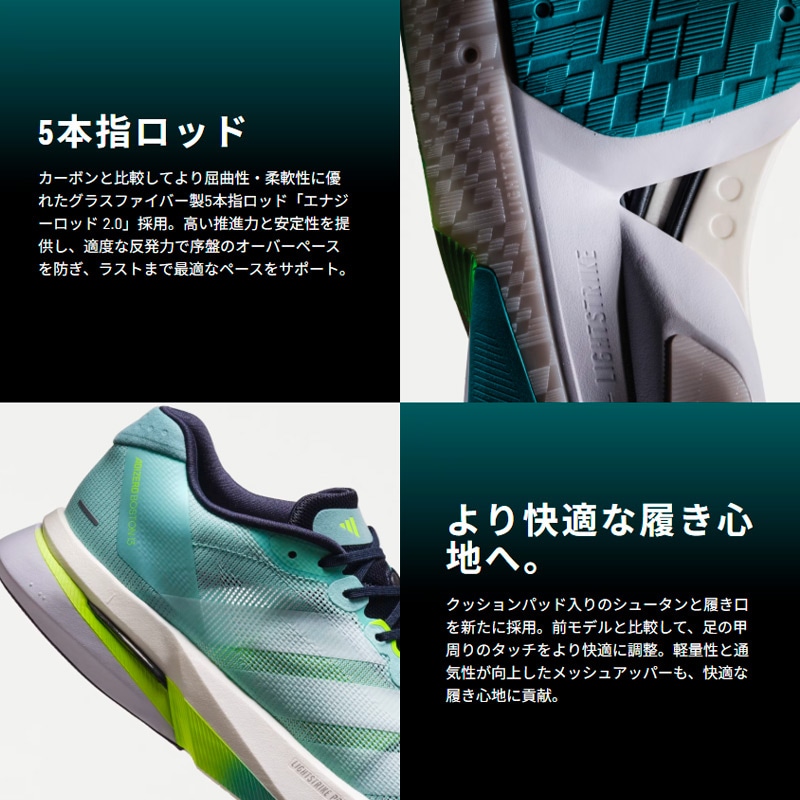 アディダス adidas アディゼロ ボストン 13 W JS4948 レディース