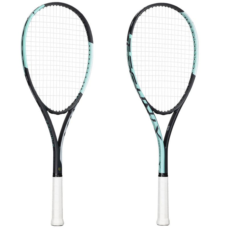ガット張上済】ミズノ MIZUNO テクニクス チャコール×ミント