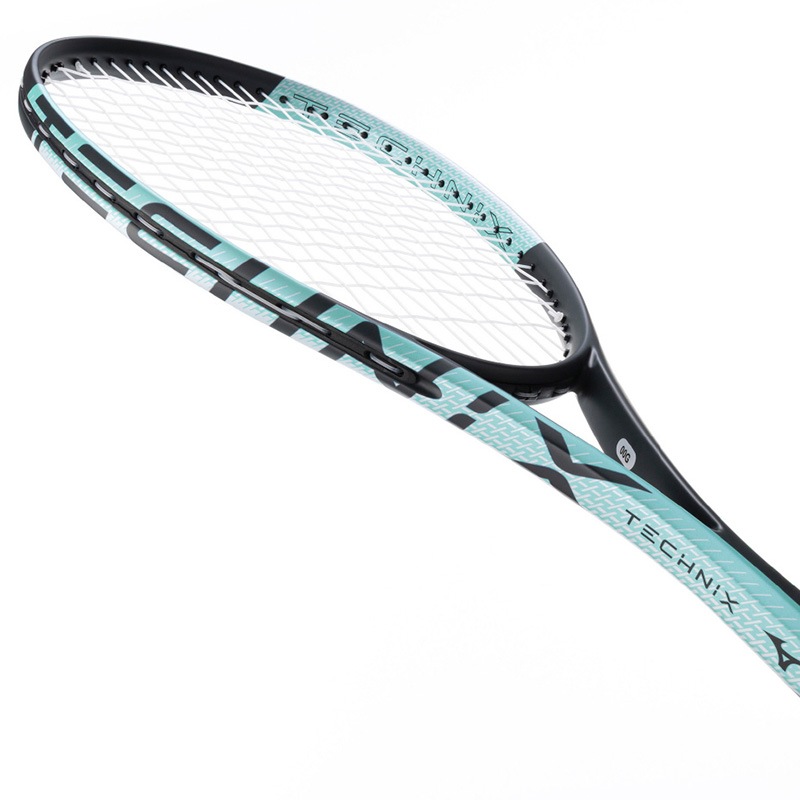 ガット張上済】ミズノ MIZUNO テクニクス チャコール×ミント