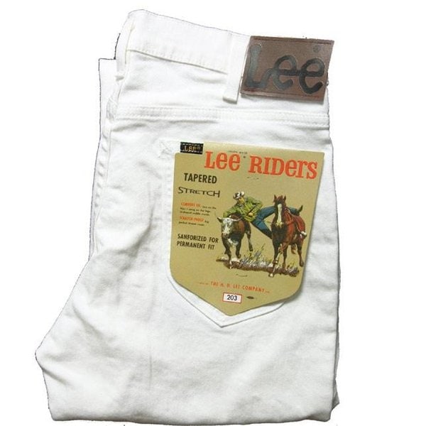 Lee AMERICAN RIDERS 203 テーパード ストレッチ デニム メンズ