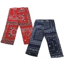 【SALE】SUNNY SPORTS サニースポーツ バンダナ柄 7分丈 クロップドパンツ