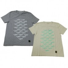 【SALE】 アンドセル×カツヲデザイン WHALES POCKET TEE くじら Tシャツ サニースポーツ