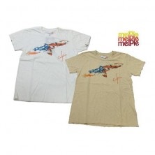 melple メイプル　プリント Tシャツ  EAGLE　2カラー　