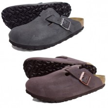 BIRKENSTOCK �ӥ륱�󥷥�ȥå� BOSTON �ܥ��ȥ� BRUSHED �֥�å���� ��󥺥�ǥ�����