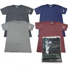 VelvaSheen ヴェルバシーン クルーネック Tシャツ パック Tシャツ ポケット TEE 無地 Made in the U.S.A