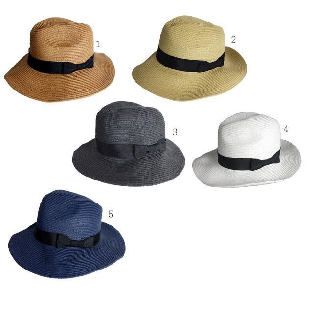 FIDELITY フィデリティ BRAID HAT 中折れ ストローハット メンズ