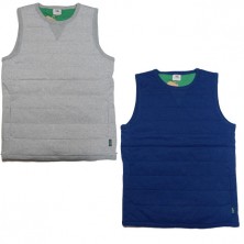 GOHEMP �����إ�� �����󥸥㡼���٥��� �ץ륪���С� ������ �������å� �٥��� DOWN JERSEY VEST