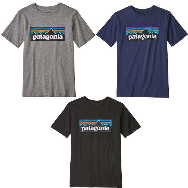 パタゴニア patagonia パタゴニア ボーイズ・P-6ロゴ・オーガニック・T