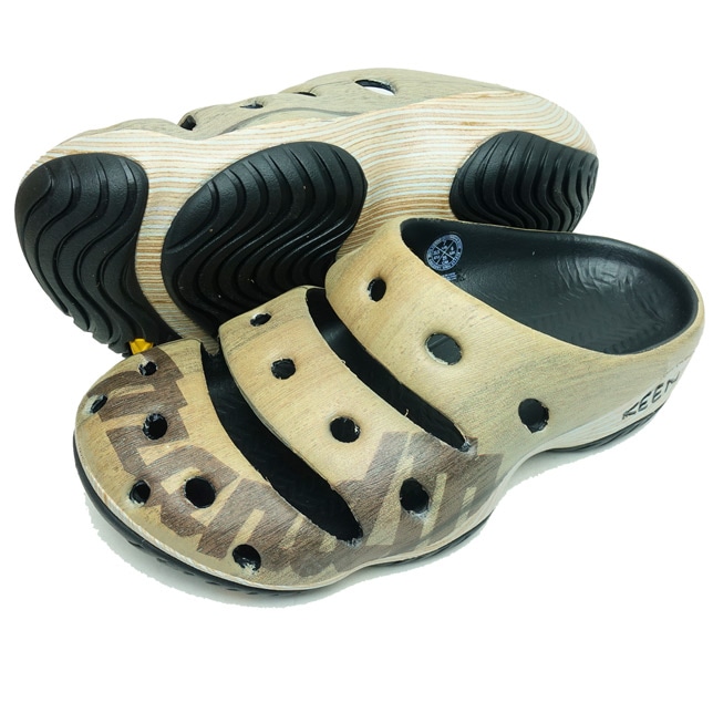 ニ*ナ様 Keen 幾何学模様 サボ・クロッグサンダル KEEN キーン