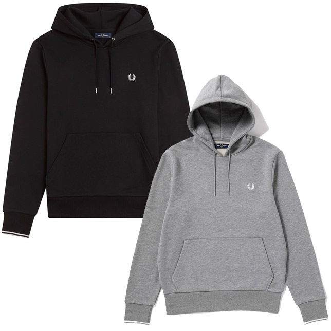 フレッドペリー スウェットパーカー FRED PERRY M2643 Tipped