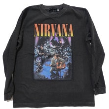 GOOD ROCK SPEED ���åɥ��å����ԡ��� �ץ���T����� Ĺµ �˥�������� NIRVANA  Unplugged LS TEE �ץ���T����� L/S ����T