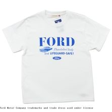 グッドロックスピード Tシャツ 半袖 フォード サンダーバード GOOD ROCK SPEED FORD Thunderbird T-SHIRT ホワイト ブルーロゴ  プリントTシャツ|GOOD R