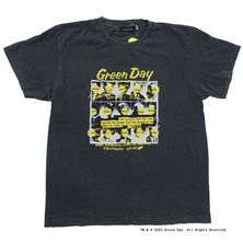グッドロックスピード Tシャツ 半袖  グリーンデイ GOOD ROCK SPEED GREEN DAY NIMROD T-SHIRT チャコール イエローロゴ プリントTシャツ|GOOD ROCK 
