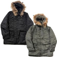 ヒューストン メンズ N-3B フライトジャケット リアルファー HOUSTON 50317 N-3B FLIGHT JACKET|HOUSTON ヒューストン