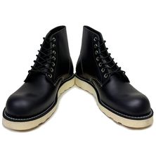 レッドウィング レッドウイング ブーツ 黒 ブラック 8165 6インチ クラシックラウンド REDWING RED WING プレーントゥ ラウンドトゥ|RED WING SHOES レッドウィング