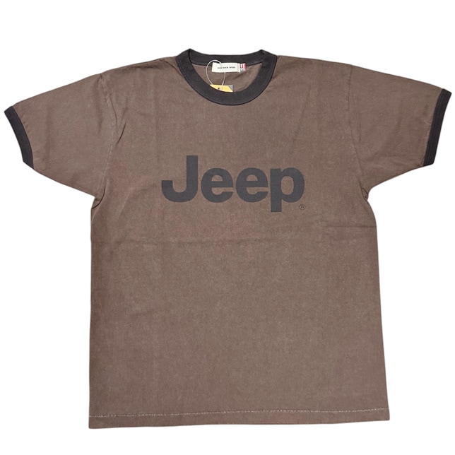 GOOD ROCK SPEED ���åɥ��å����ԡ��� ���饷�å����� �ץ���T����� ��󥬡�T Ⱦµ ������ Jeep �֥饦�� Classic Logo Graphic Ringer T-Shirt