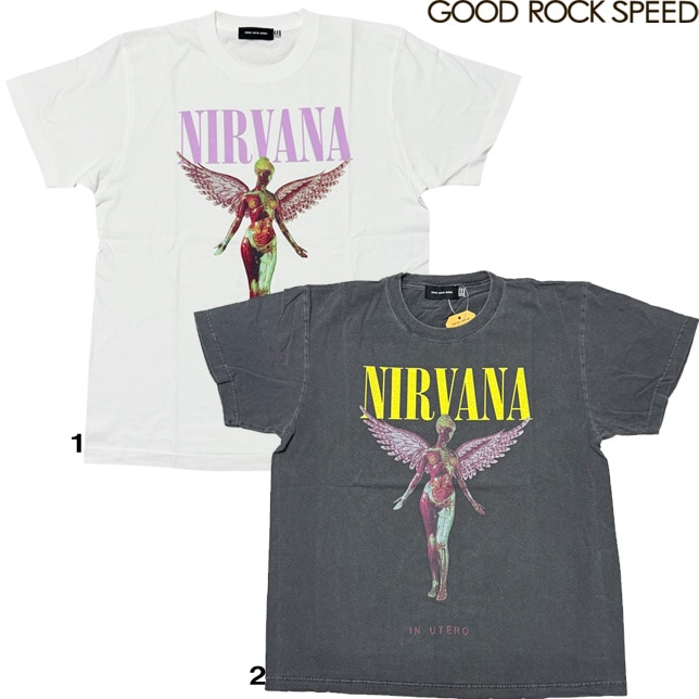 GOOD ROCK SPEED ���åɥ��å����ԡ��� �ץ���T����� Ⱦµ �˥�������� NIRVANA T�����  IN UTERO T-SHIRT
