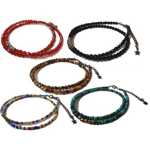 Atease アティース ビーズ ブレスレット CUT BEADS BRACELET