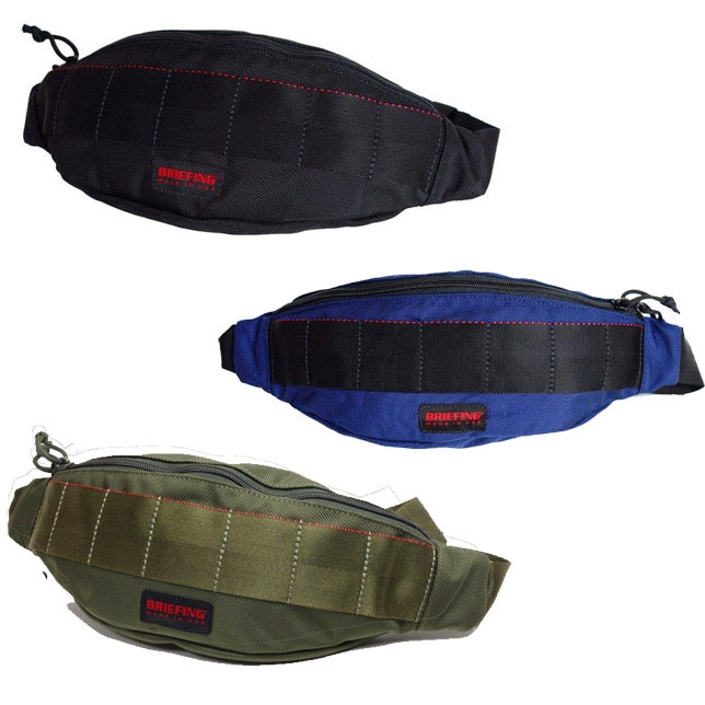 ブリーフィング メンズ レッドレーベル トライポッド ウエストバッグ