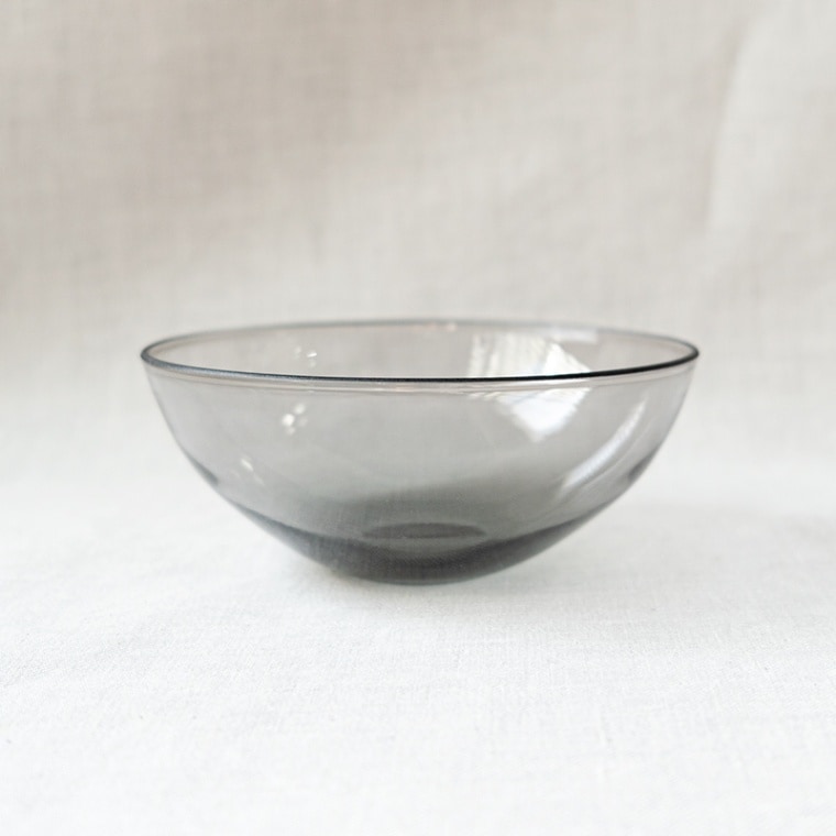 【ガラス展予約商品】Bowl small charcoal　鷲塚貴紀