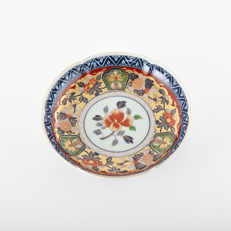 極錦金彩古伊万里様式・銘々皿