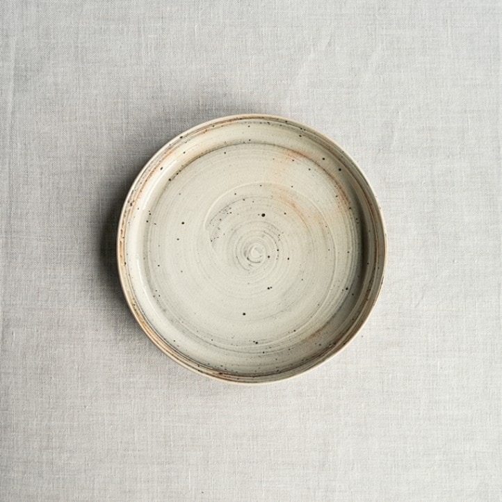 【個展予約商品】飛鉋5.5寸平皿　中里健太