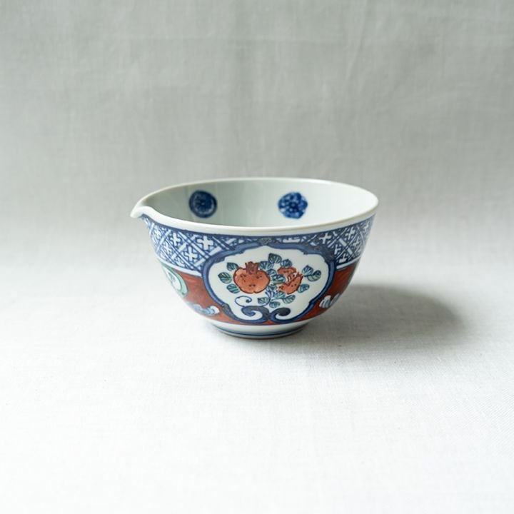 【個展】片口中赤果実文　萠窯