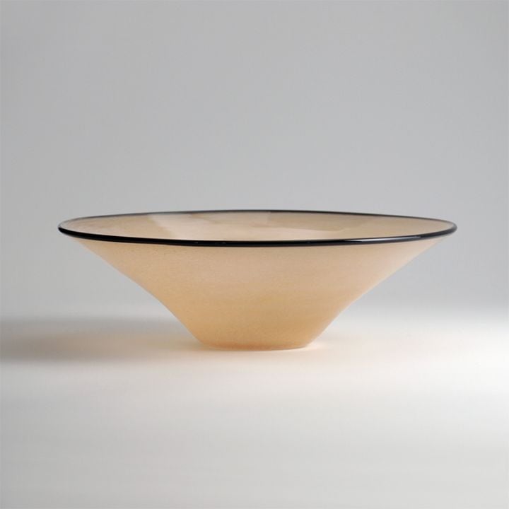 【ガラス展】kasumi bowl M sandbeige　fresco