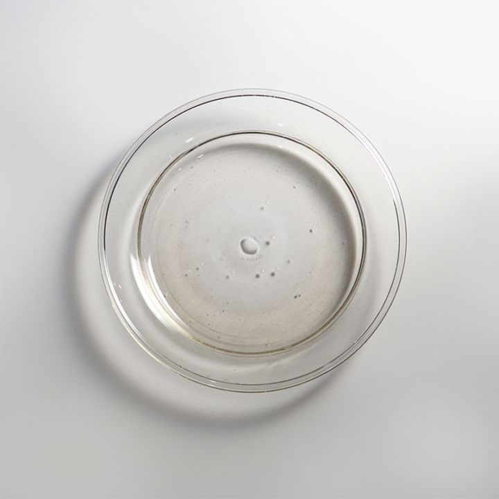 【ガラス展】olive stained plate M　fresco
