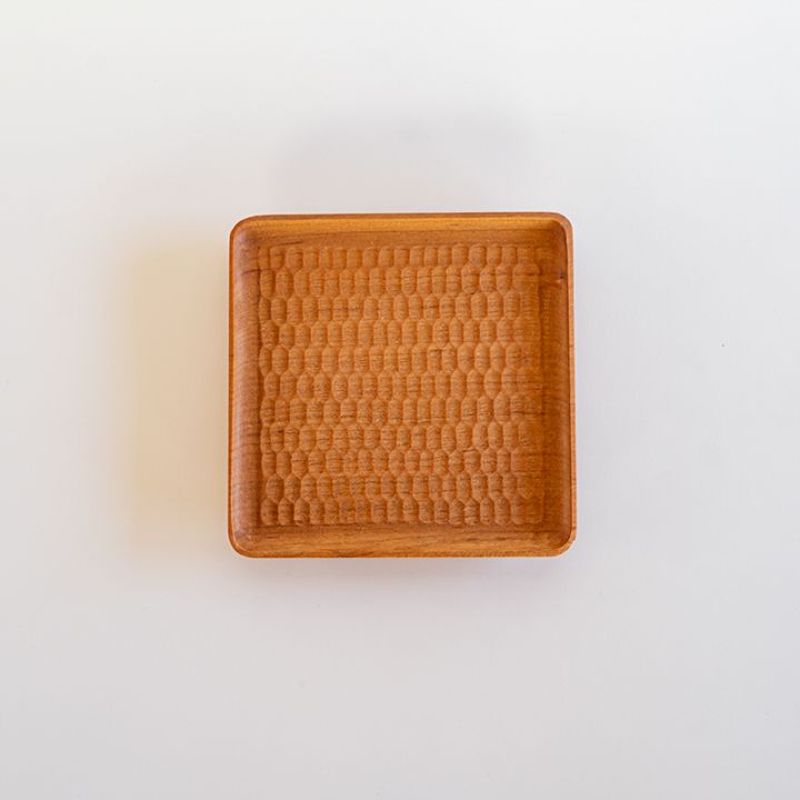 【予約商品】角コースター（さくら）　高塚和則