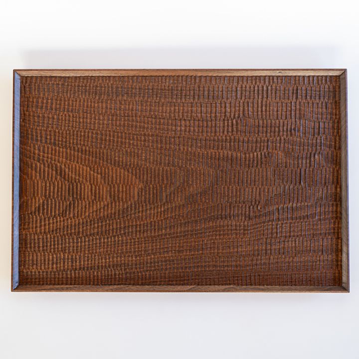 【予約商品】一人膳長角（ウォールナット）　高塚和則