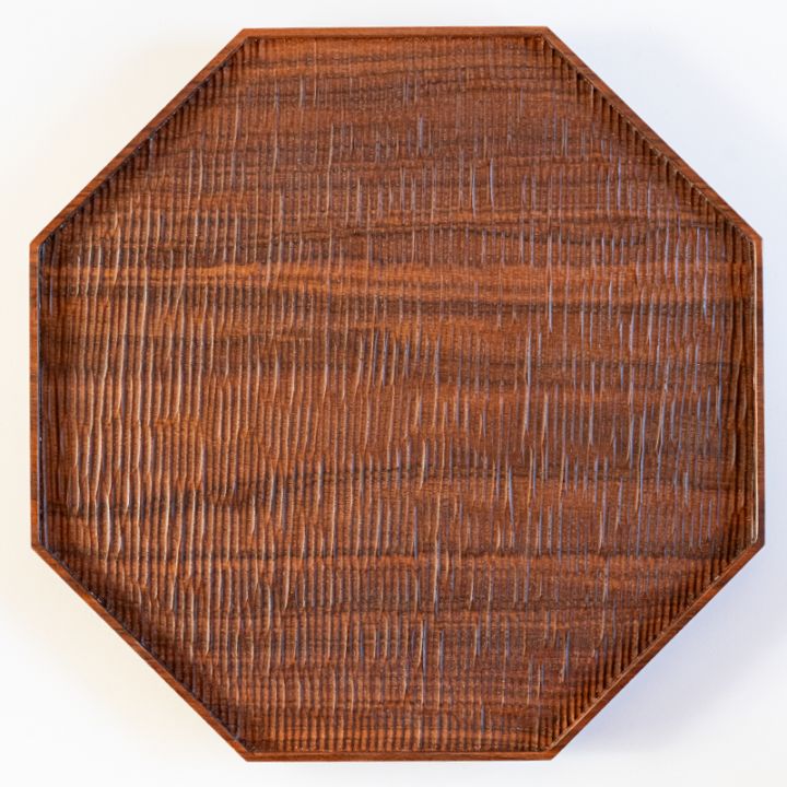 【予約商品】八角膳 特大（ウォールナット）　高塚和則