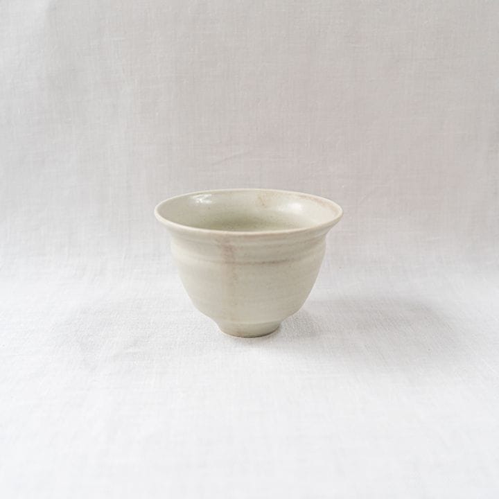 【個展予約商品】緑白釉3.5寸鉢　土井善男