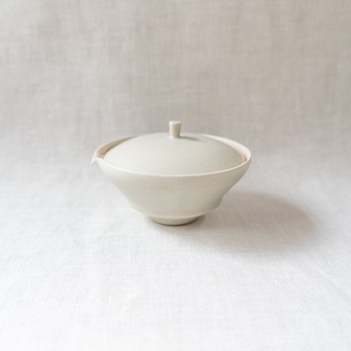 【個展予約商品】緑白釉宝瓶セット　土井善男