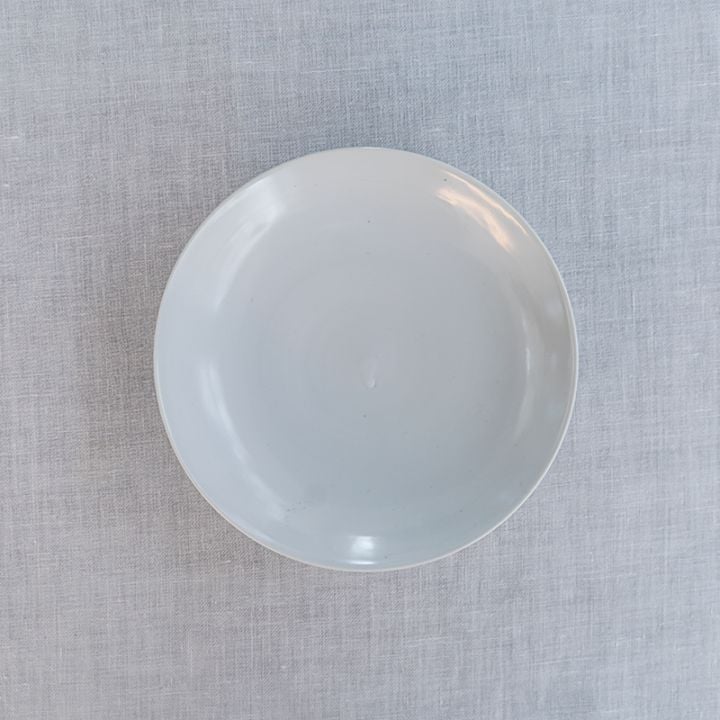 【個展商品】白磁皿(J-14)　中里健太