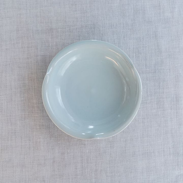 【個展商品】青白磁州浜形皿(J-17)　中里健太