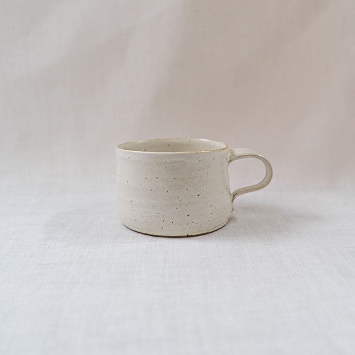 【個展商品】白釉マグカップ(J-26)　中里健太