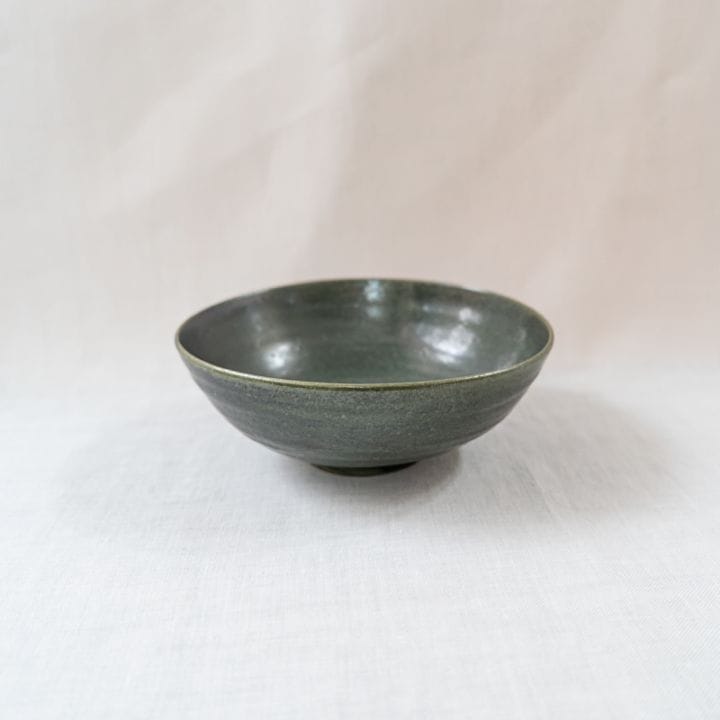 【個展商品】緑釉ボウル(J-28)　中里健太