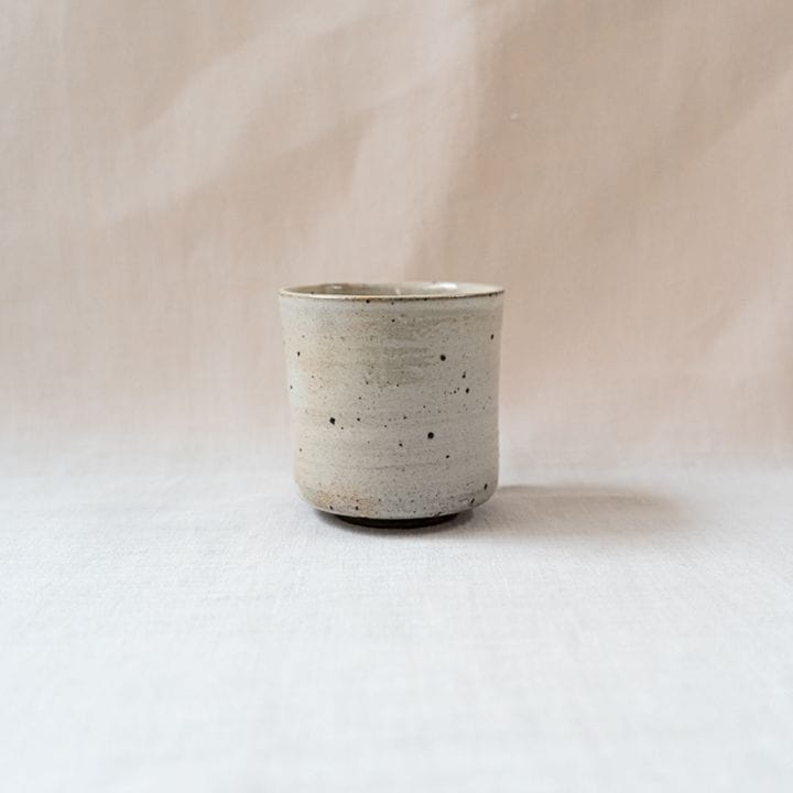 【個展予約商品】粉引湯のみ　中里健太