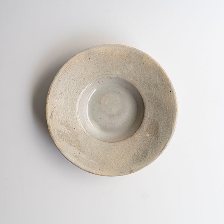 【個展】リム皿広小ホワイト　山口和声