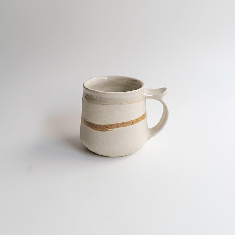 【個展】マグカップ小ホワイト柄　山口和声