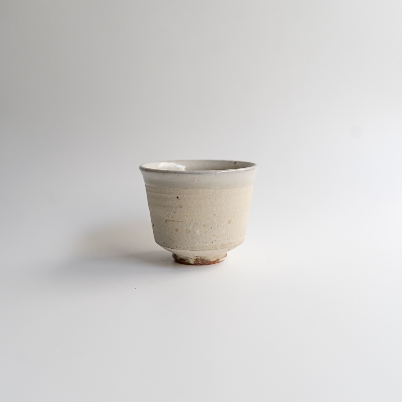 【個展】湯呑みホワイト　山口和声