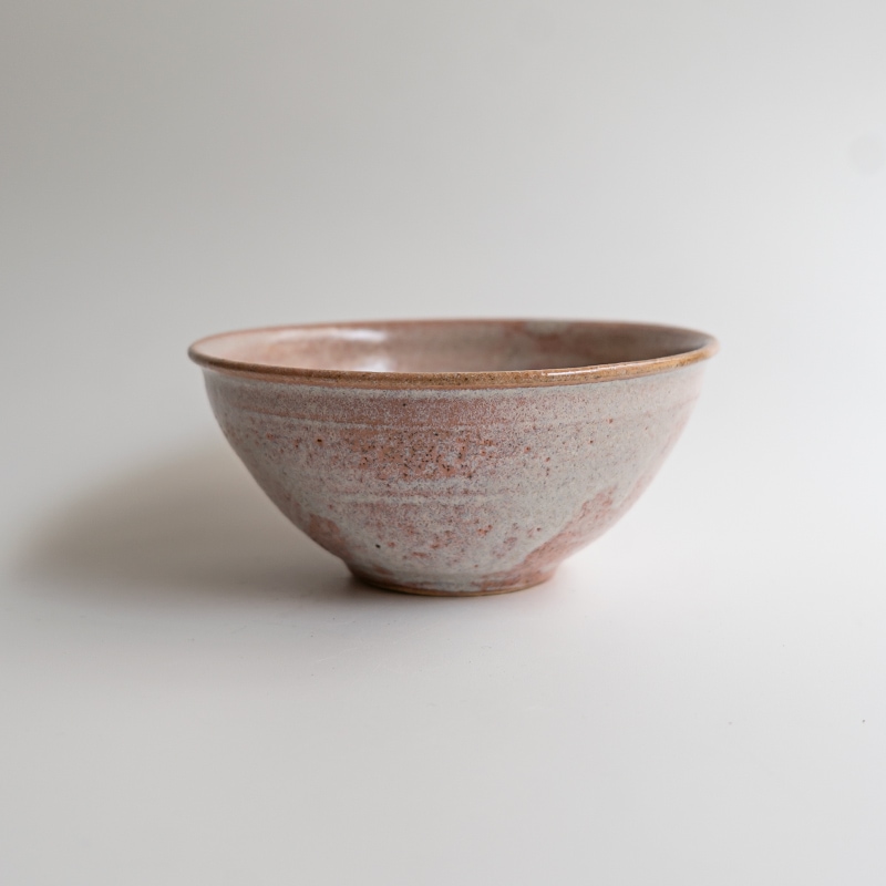 【個展】桃色5寸鉢　及川静香